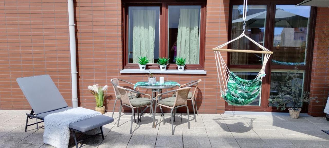 Апартаменты Apartament Amber Z Duzym Tarasem Колобжег Экстерьер фото