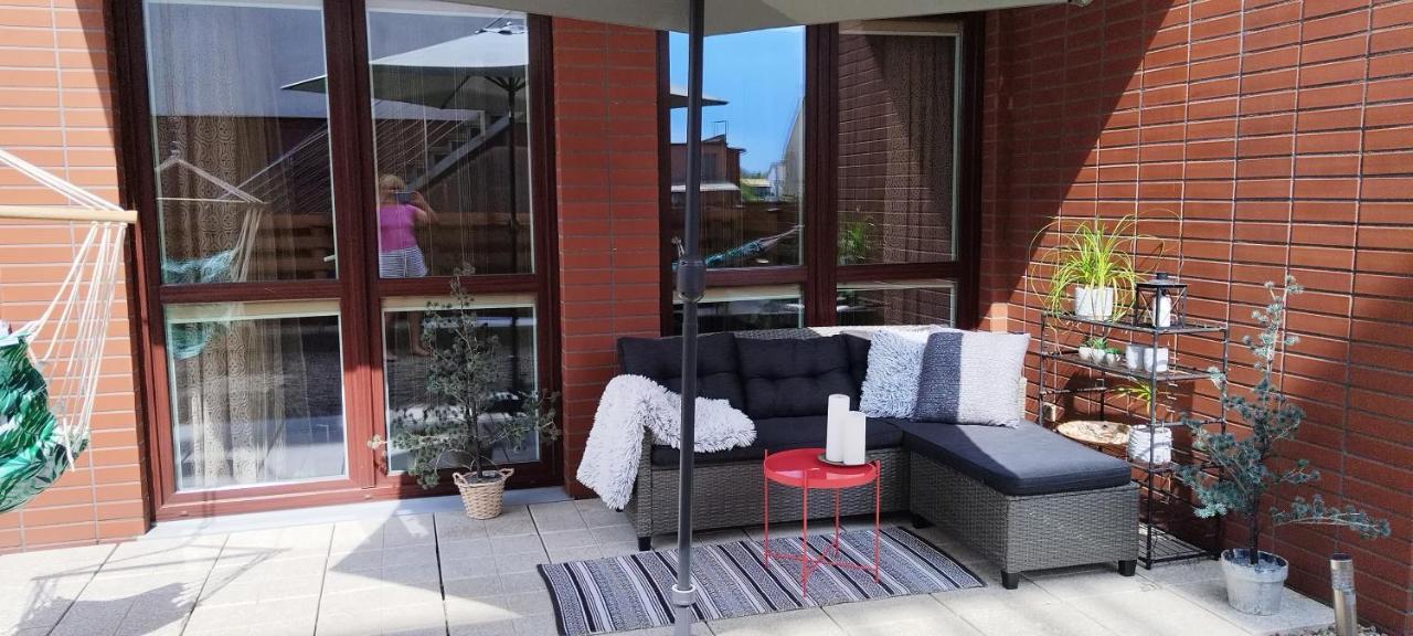 Апартаменты Apartament Amber Z Duzym Tarasem Колобжег Экстерьер фото